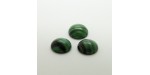 100 rond vert pierre 10mm