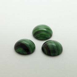 10 rond vert pierre 20mm