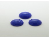 50 ovale bleu pierre 14x10
