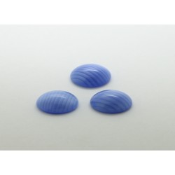 100 ovale bleu soie 08x04