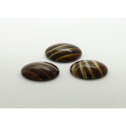 50 ovale marron pierre 12x10