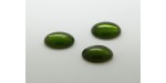 100 ovale olivine 10x08