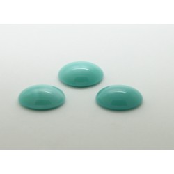 50 ovale turquoise 14x10