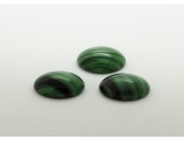 25 ovale vert pierre 18x13