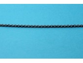 1 metre Chaine laiton argentee antique