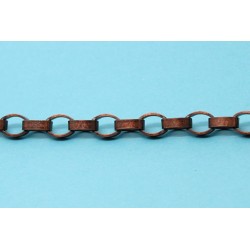 1 metre Chaine laiton cuivre antique