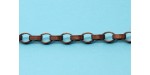 1 metre Chaine laiton cuivre antique