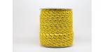 50 Metres Cordon ''BUNGEE'' tricolore base jaune 2mm