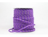 50 Metres Cordon ''BUNGEE'' tricolore base Violet 3mm