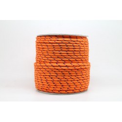 50 Metres Cordon ''BUNGEE'' tricolore base Orange 3mm