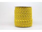 50 Metres Cordon ''BUNGEE'' tricolore base jaune 4mm