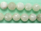 Perle Facettes Pierre de Lune 12mm - Fil de 40 Centimetres
