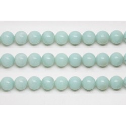 Perles en pierres amazonite 10mm - Fil de 40 Centimetres