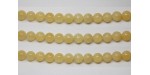 Perles en pierres aragonite 6mm - Fil de 40 Centimetres