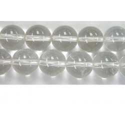 Perles en pierres cristal 4mm - Fil de 40 Centimetres