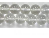 Perles en pierres cristal 8mm - Fil de 40 Centimetres