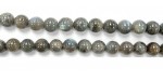 Perle pierre Labradorite 6mm - Fil de 40 Centimetres