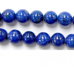 Perles en pierres lapis lazuli 6mm - Fil de 40 Centimetres