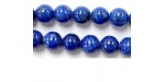 Perles en pierres lapis lazuli 6mm - Fil de 40 Centimetres