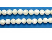 Perles en pierres nacre 3mm - Fil de 40 Centimetres
