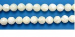 Perles en pierres nacre 8mm - Fil de 40 Centimetres