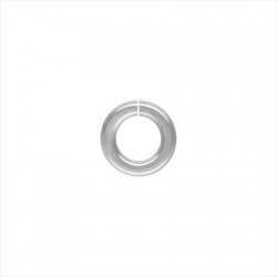 1000 anneaux ronds argenté foncé 3mm / 0.60mm