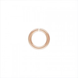 500 anneaux ronds doré Rose 4mm / 0.70mm