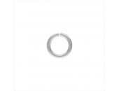 1000 anneaux ronds argenté foncé 5mm / 0.70mm