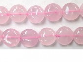 Perles en pierres quartz rose 4mm - Fil de 40 Centimetres