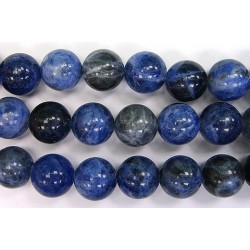 Perles en pierres sodalite 6mm - Fil de 40 Centimetres