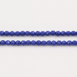 Perles Facettes Lapis Lazuli Synthetique 2mm