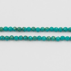 Perles Facettes Turquoise de chine 3mm