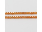 Perle pierre Aventurine Orange 2mm