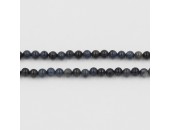 Perle pierre Blue stone Africaine 3mm