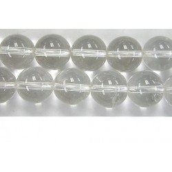 Perles en pierres cristal 2mm