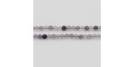 Perle pierre Fluorite Violette 2mm