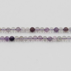 Perle pierre Fluorite Violette 3mm