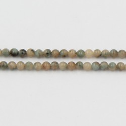 Perles en pierres jade 2mm