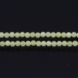 Perle pierre Jade lemon 2mm