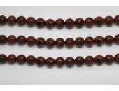Perles en pierres obsidienne mahagony 2mm