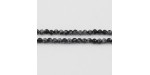 Perles en pierres obsidienne snowflake 3mm