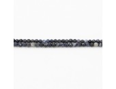 Perles facettes Blue Stone Africaine 2mm