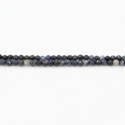Perles facettes Blue Stone Africaine 3mm