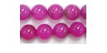 Perles agate rose 10mm - Fil de 40 Centimetres