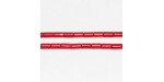 Tubes ''SEA BAMBOO'' teintés Rouge 2x6mm