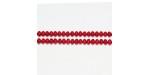 Rondelles ''SEA BAMBOO'' teintées Rouge 3x5mm