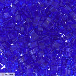 25 Grs Half TILA Bleu Saphir Transparent Brillant