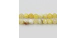 Perles facettes Agate jaune chauffée 06mm