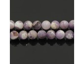 Perles Facettes Sage Amethyste 6mm