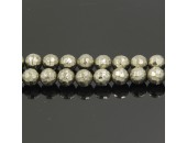 Perles Facettes Pyrite 4mm